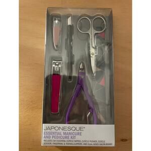 Open Box Women’s JAPONESQUE Essential Manicure and Pedicure Kit Great Gift 🎁